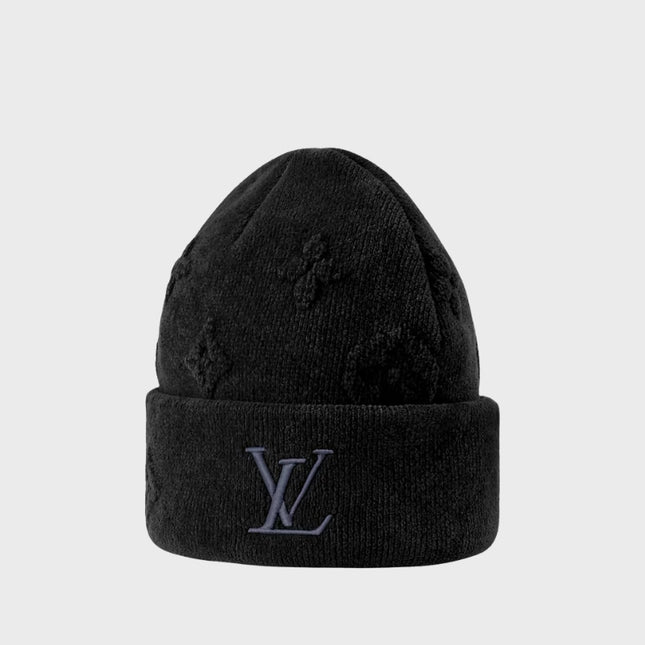 LV | Crush Monogram Beanie Black