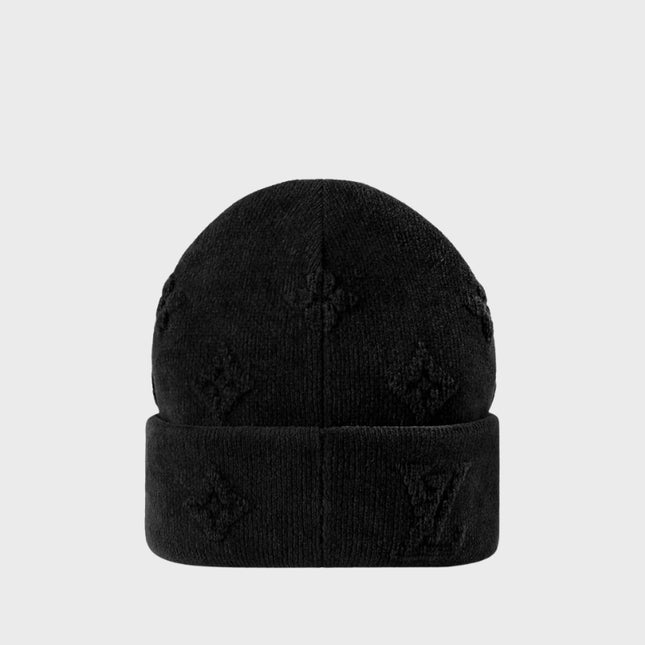 LV | Crush Monogram Beanie Black