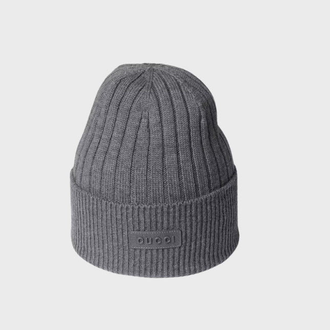 GC | Rib knit wool hat