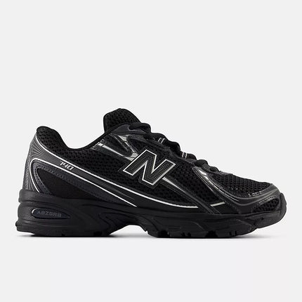 New Balance 740v2 Black Gray Silver