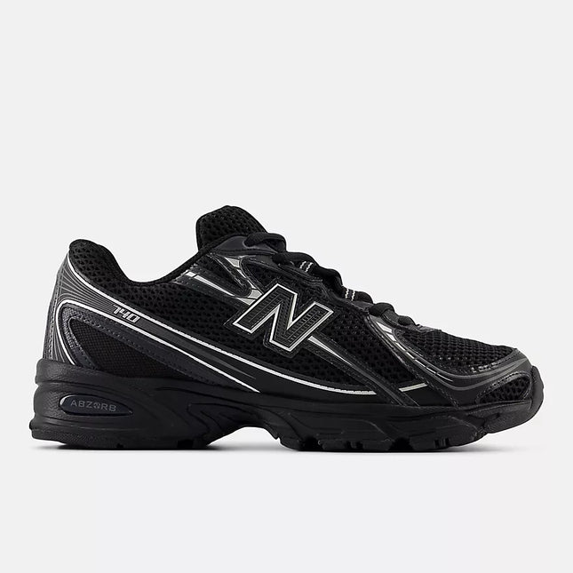 New Balance 740v2 Black Gray Silver